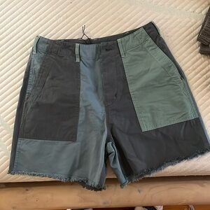 Backcountry panel shorts NWT